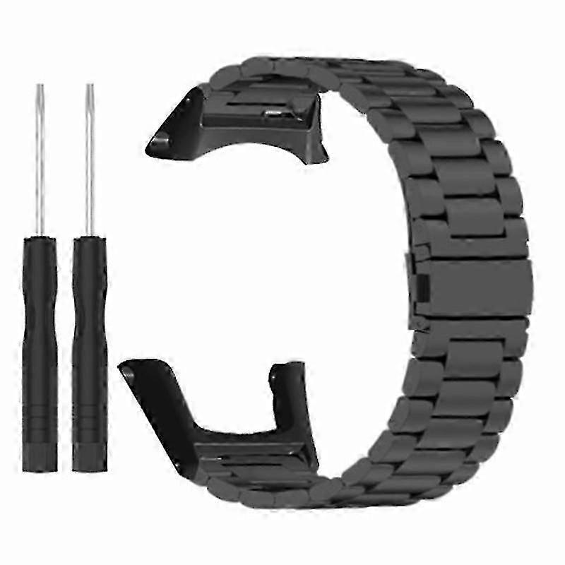 ل Suunto Ambit3 / Ambit2 / Ambit حزام ساعة فولاذي 3-حبة استبدال سوار المعصم