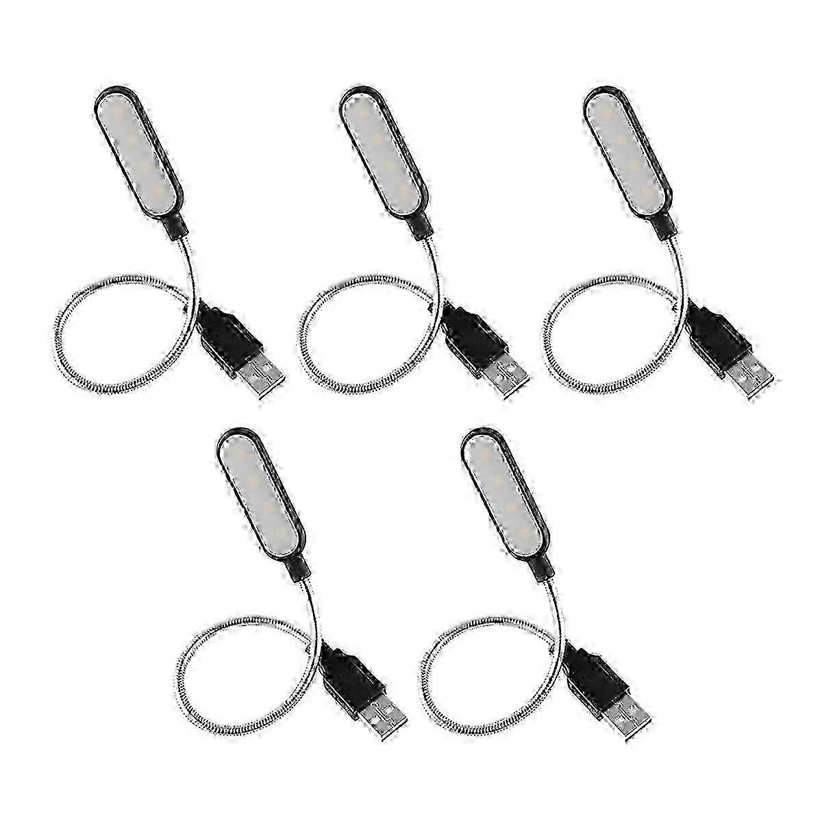 Multifunctional USB Laptop Lamp with Flexible Gooseneck & Eye Protection LED