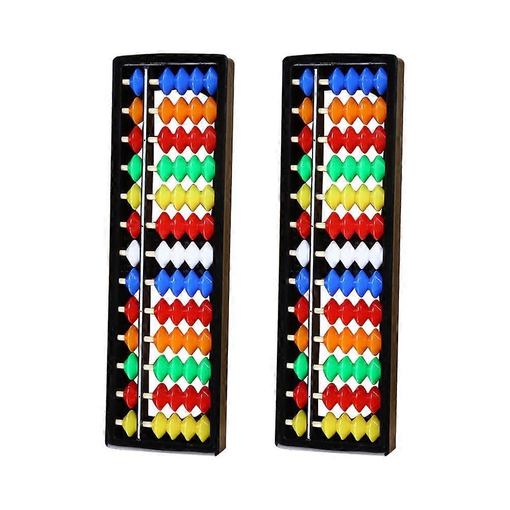 Colorful Plastic Abacus Toys for Kids Math Learning with Premium ABS Material 2pcs