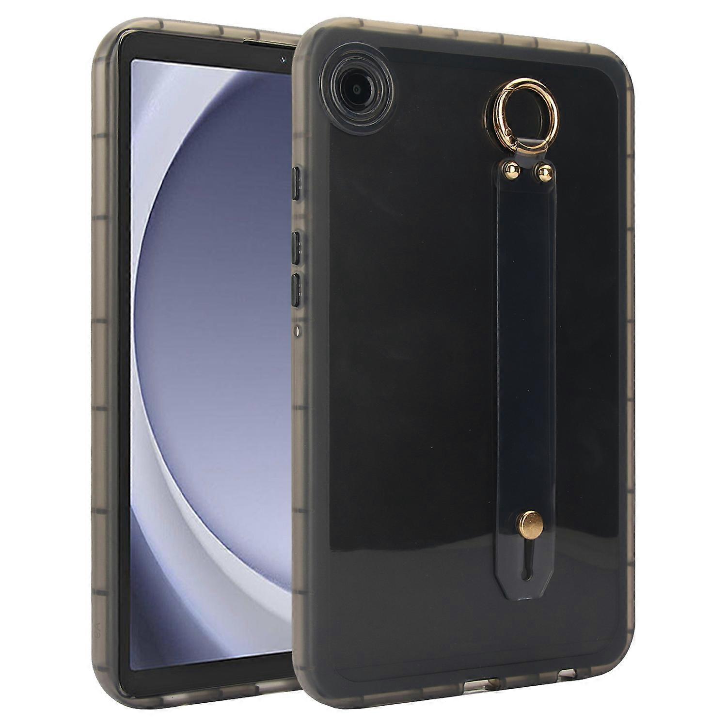 Pentru Samsung Galaxy Tab A9 Husă pentru tabletă TPU rezistentă la șocuri cu brățară neagră