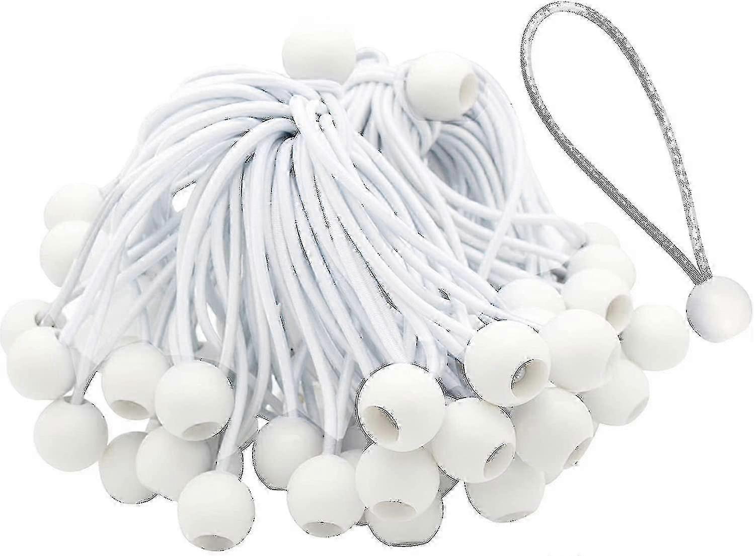50 Count Bungee Cord Straps with Hooks for Securing Tent Canopy Marquee Outdoor Use