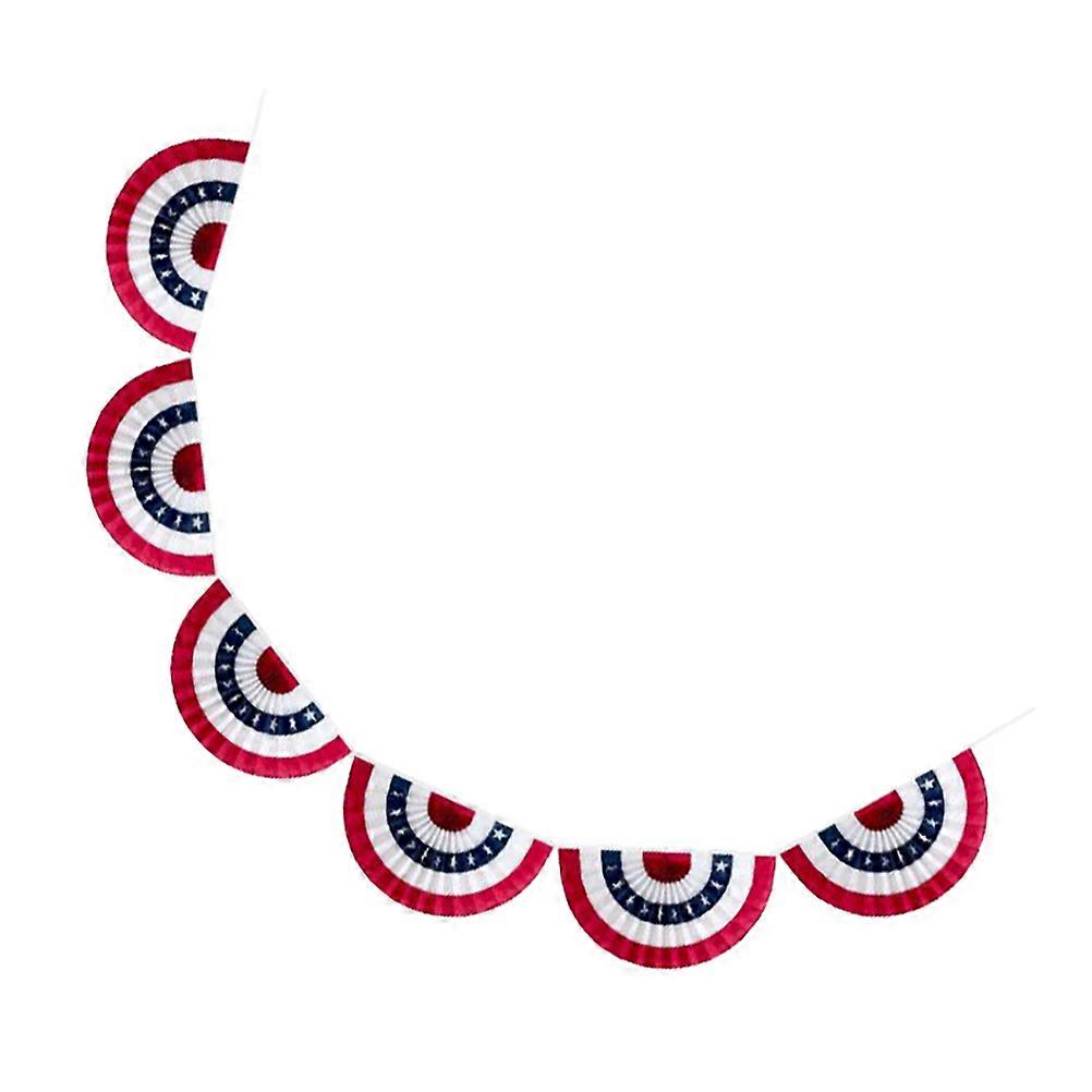 Independence Day Banner Made of Durable Polyester for Decoration Assorted Color Lightweight and Easy to Hang 1 Set