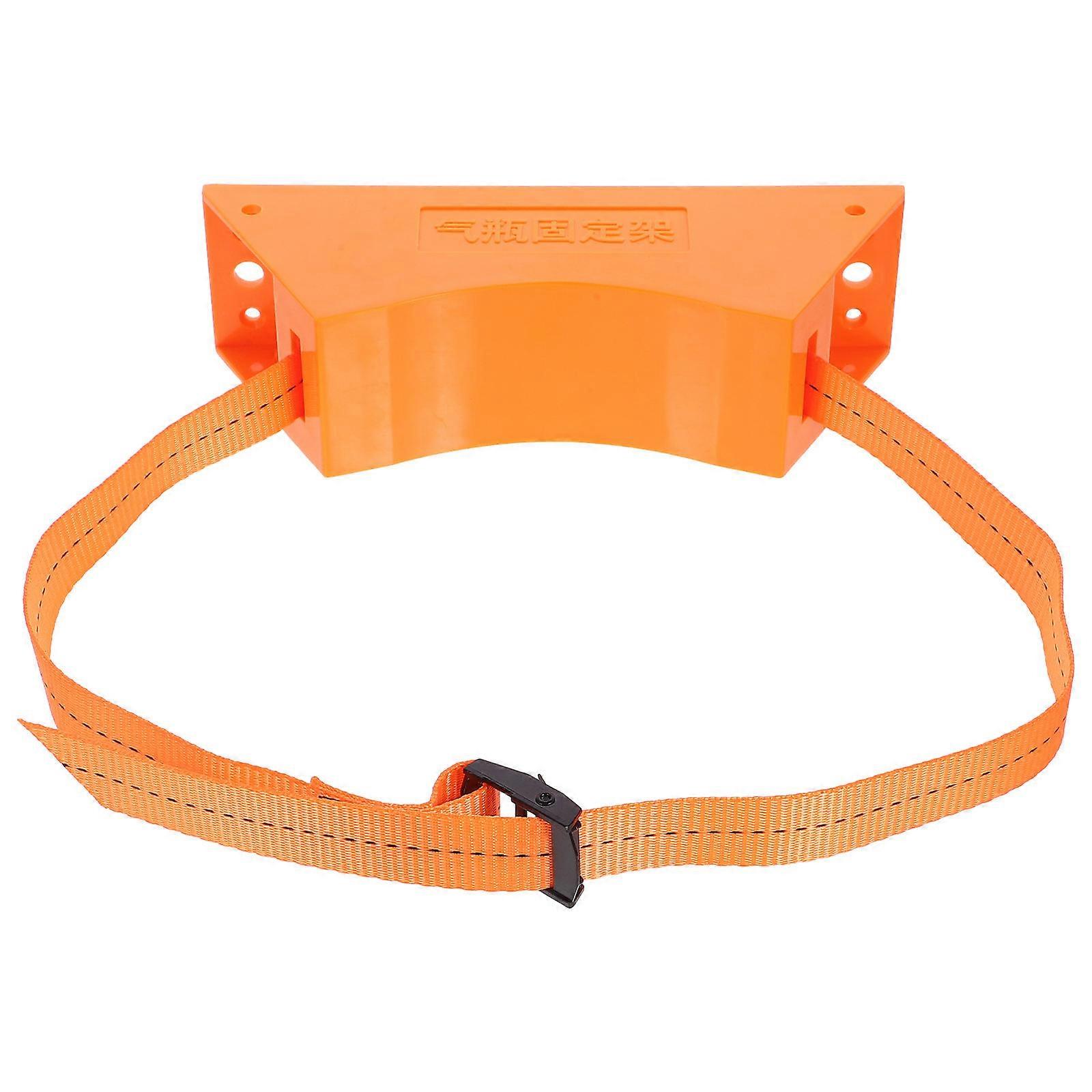 Durable Gas Tank Bracket for Home Use with Excellent Design and Stability Orange Plastic 1 Set