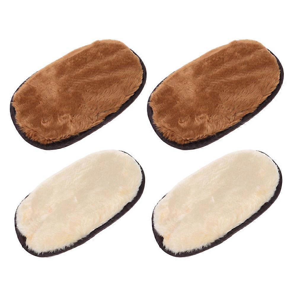 The **4pcs Shoe Shine Buffing Cloth** is a versatile cleaning and polishing accessory designed for use with shoes, boots, and other goods. Here's a