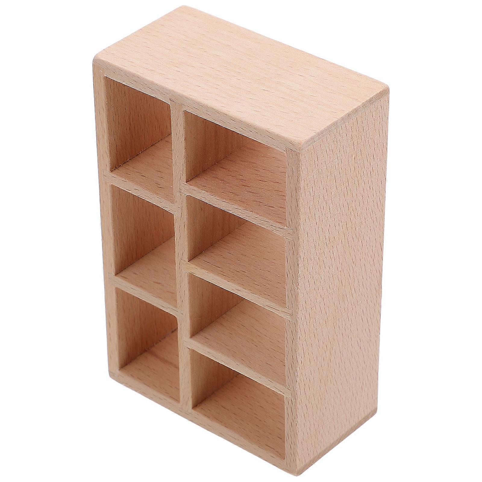 Dollhouse Display Cabinet Mini House Supplies DIY Projects 4X7.5X11.5CM 1 Set