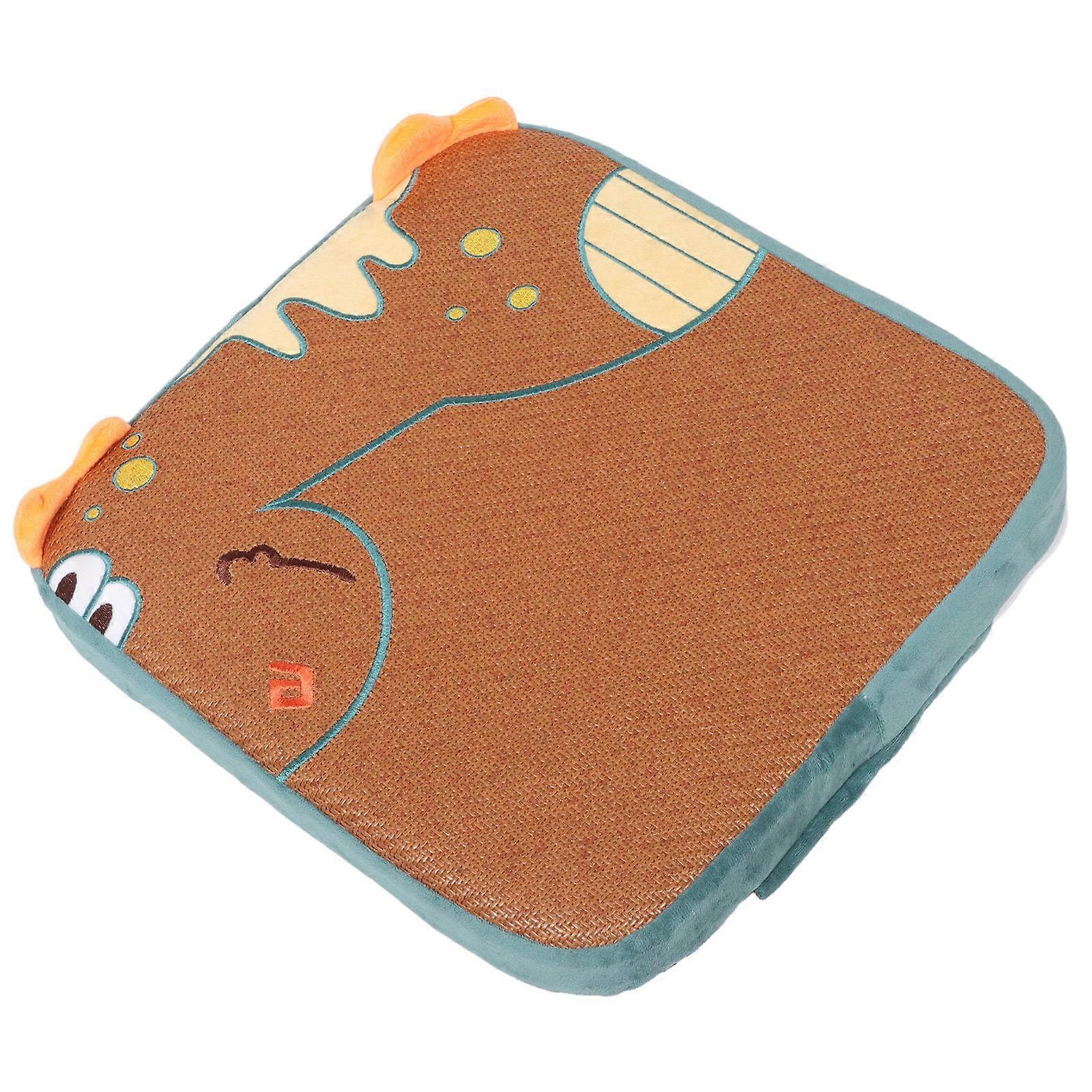 Booster Cushion For Dining Studying Comfortable Seating Dinosaur Pattern Breathable 39.00X39.00X4.50CM 1Set