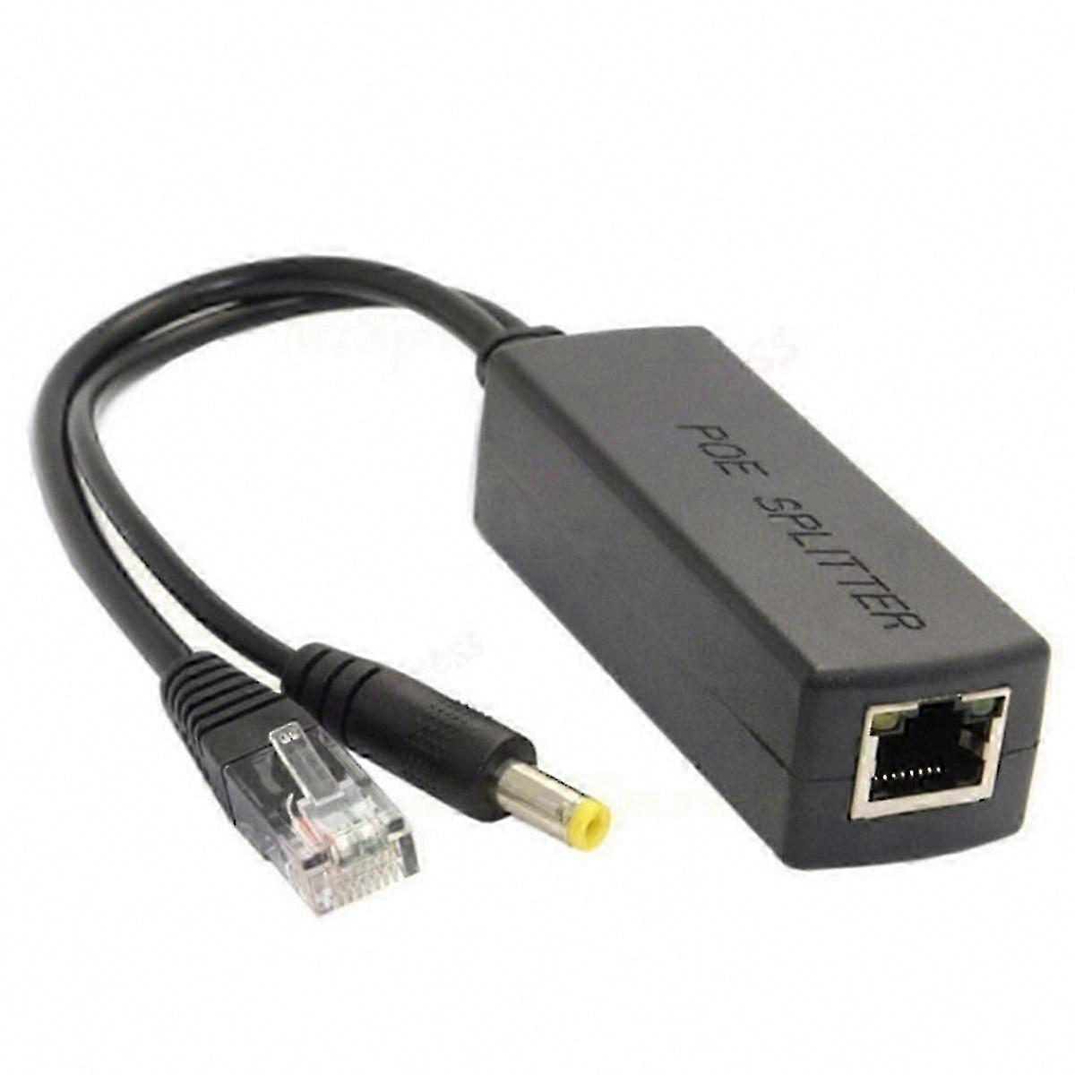 Gigabit Mini PoE Splitter 10/100/1000Mbps for Power over Ethernet with 12V DC Output IEEE 802.3af/at