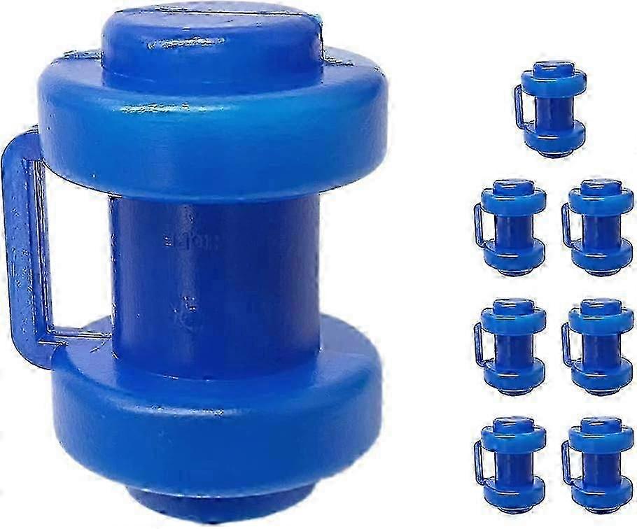 2025 Trampoline Post Cap for Trampoline Net Pegs, Safety Net Replacement Part, 8 Pack Protective Caps for Trampoline Net Bars, 25mm, Blue