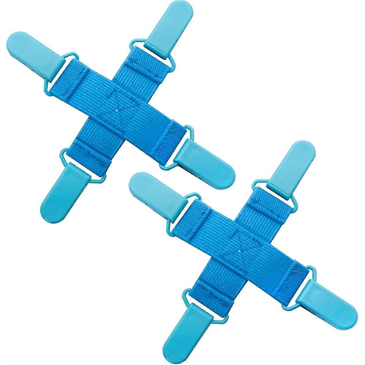 2 Pack Bed Sheet Detangler Reduces Laundry Tangles Keep Bed Sheets/Duvet Covers/Blankets From Tangling, Twisting