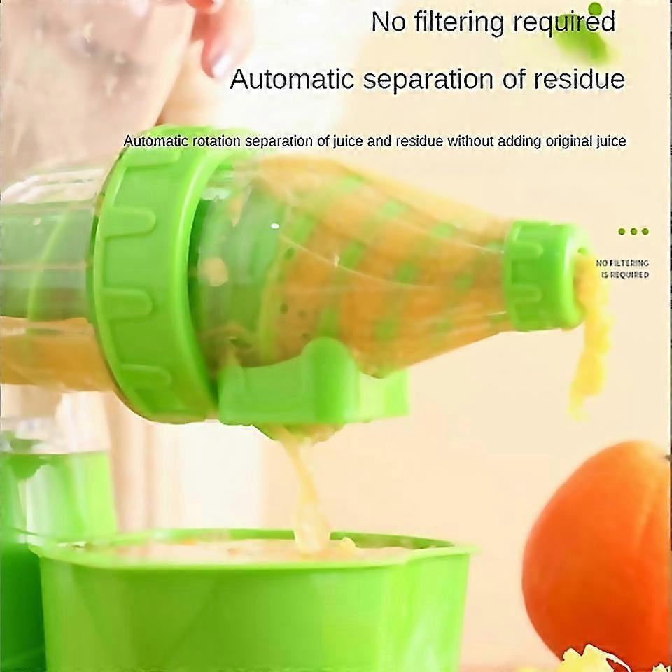 For Juicer Silicone Suction Bottom Handcranked Juicer Easy Storage Blue