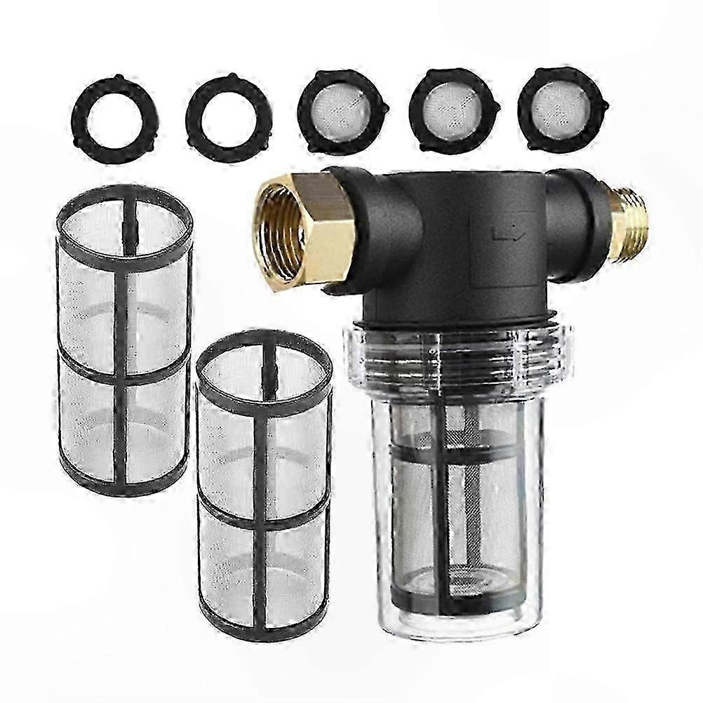 Garden Hose Water Filter for Outdoor Use with Inline Filtration System