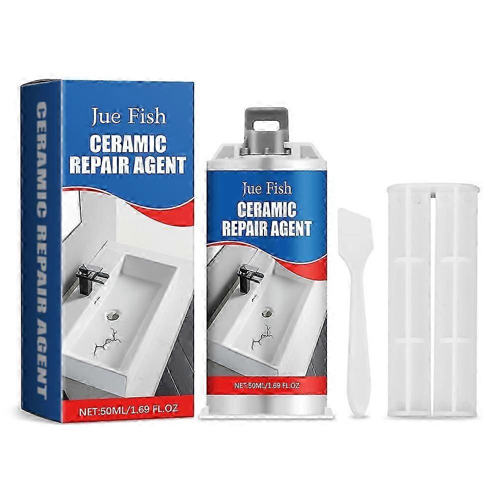 50ML Tile And Ceramic Glaze Repair Paste Fix Tub Chips and Sink Cracks with Super Adhesion for Porcelain Ceramic Enamel