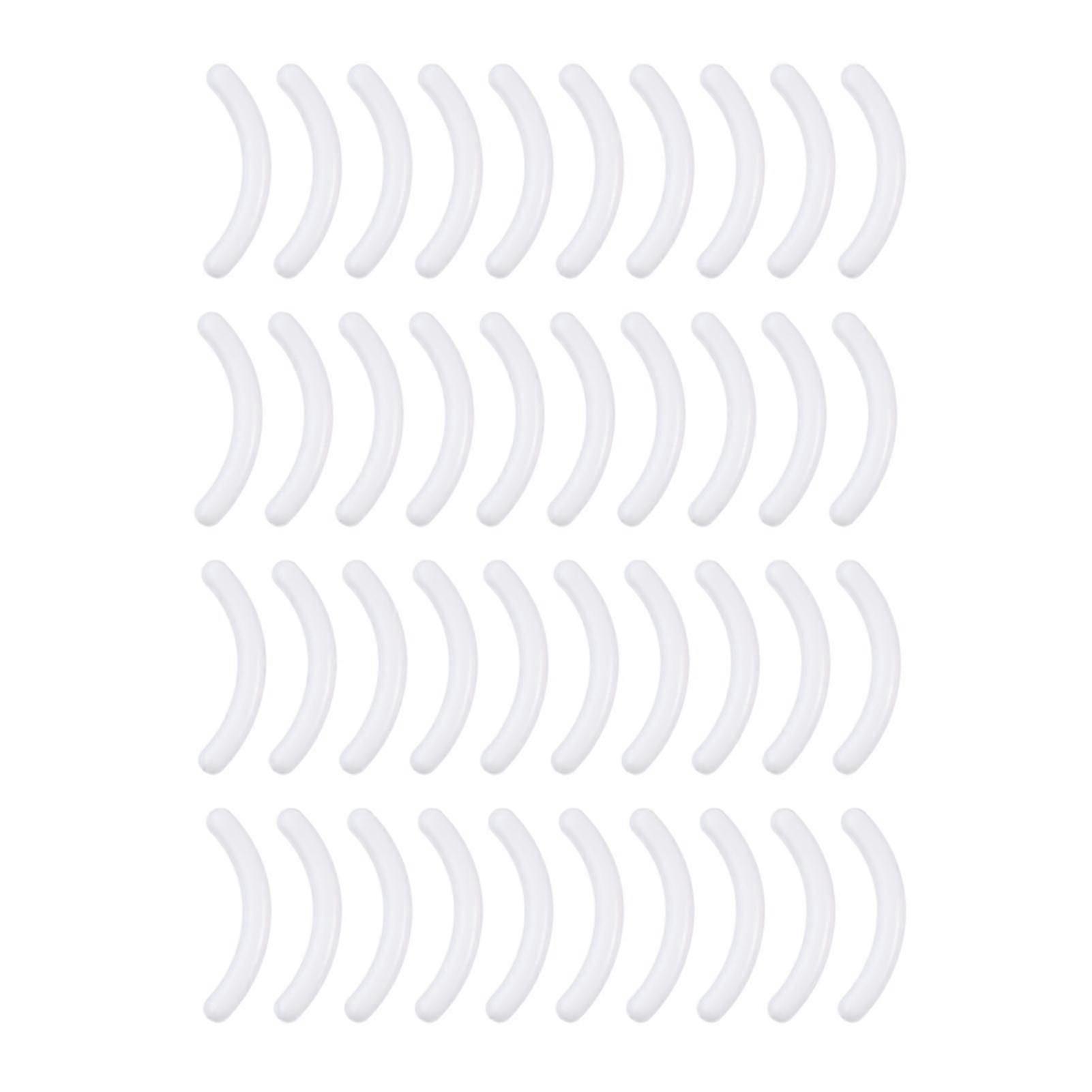 40Pcs Eyelash Curler Pads Fine Workmanship Smooth Surface Heavy-duty Eyelash Curler Refill Replace Pads for Girl