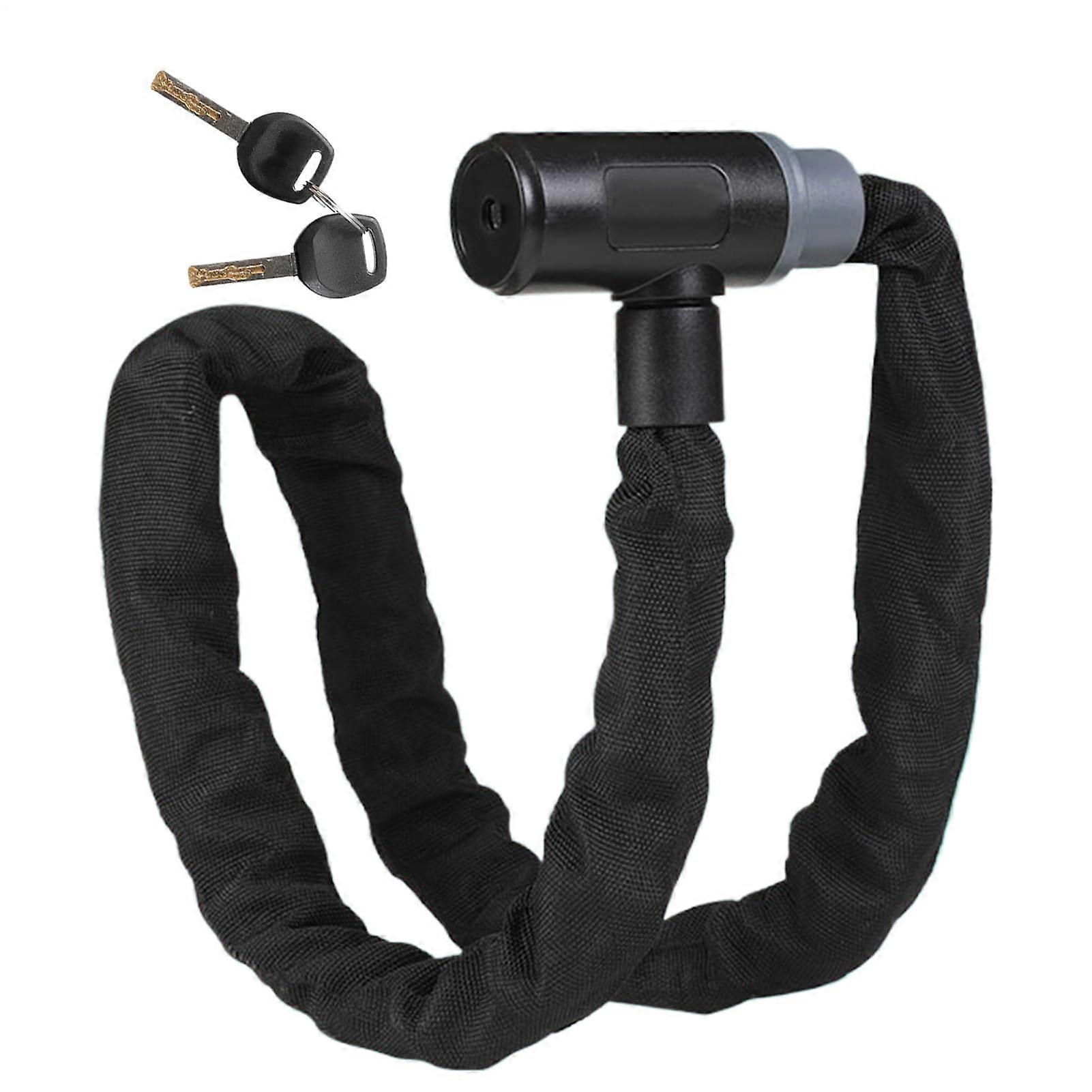 Bicycle chain lock, reinforced lock, antitheft protection for outdoor use, security for motorcycles