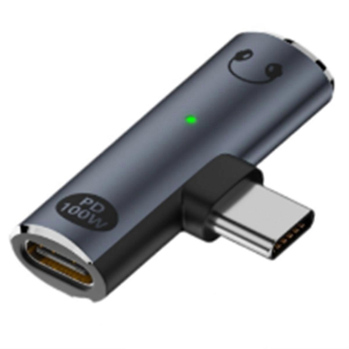 2 in 1 Type C Headphone Charging Jack AUX Audio Adapter for IPad B