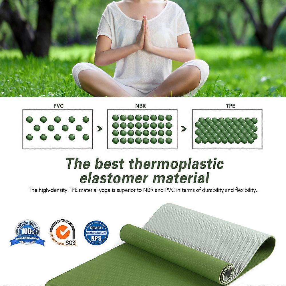 yoga mat 1/4 inch TPE