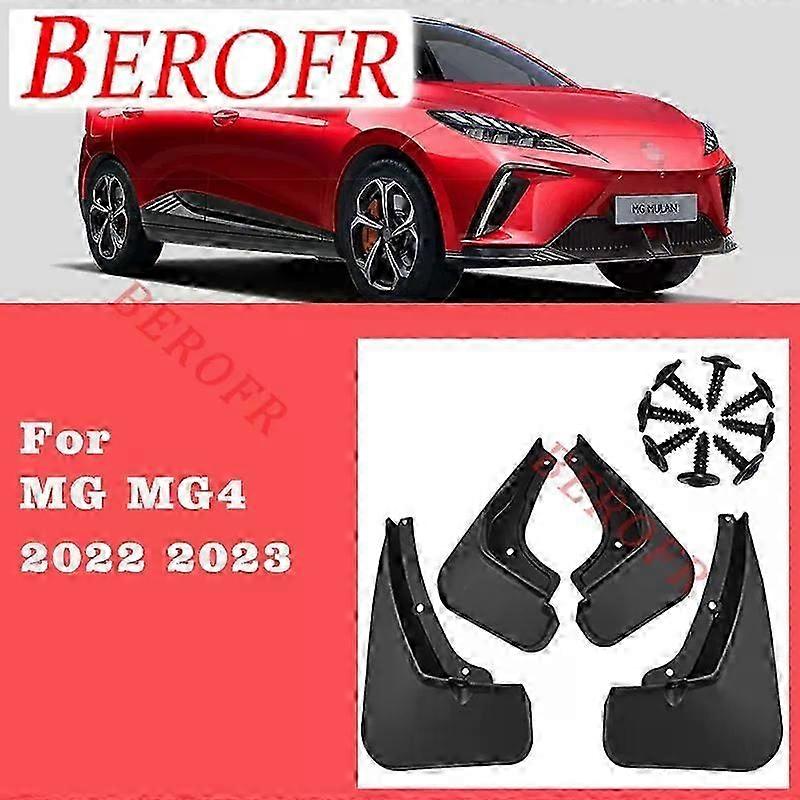 Applies to For MG4 Mulan 2023 MG 4 2022 Mud Flaps Splash Guard Mudguards MudFlaps Front Rear Fender Auto Styline 4PCS Brand New