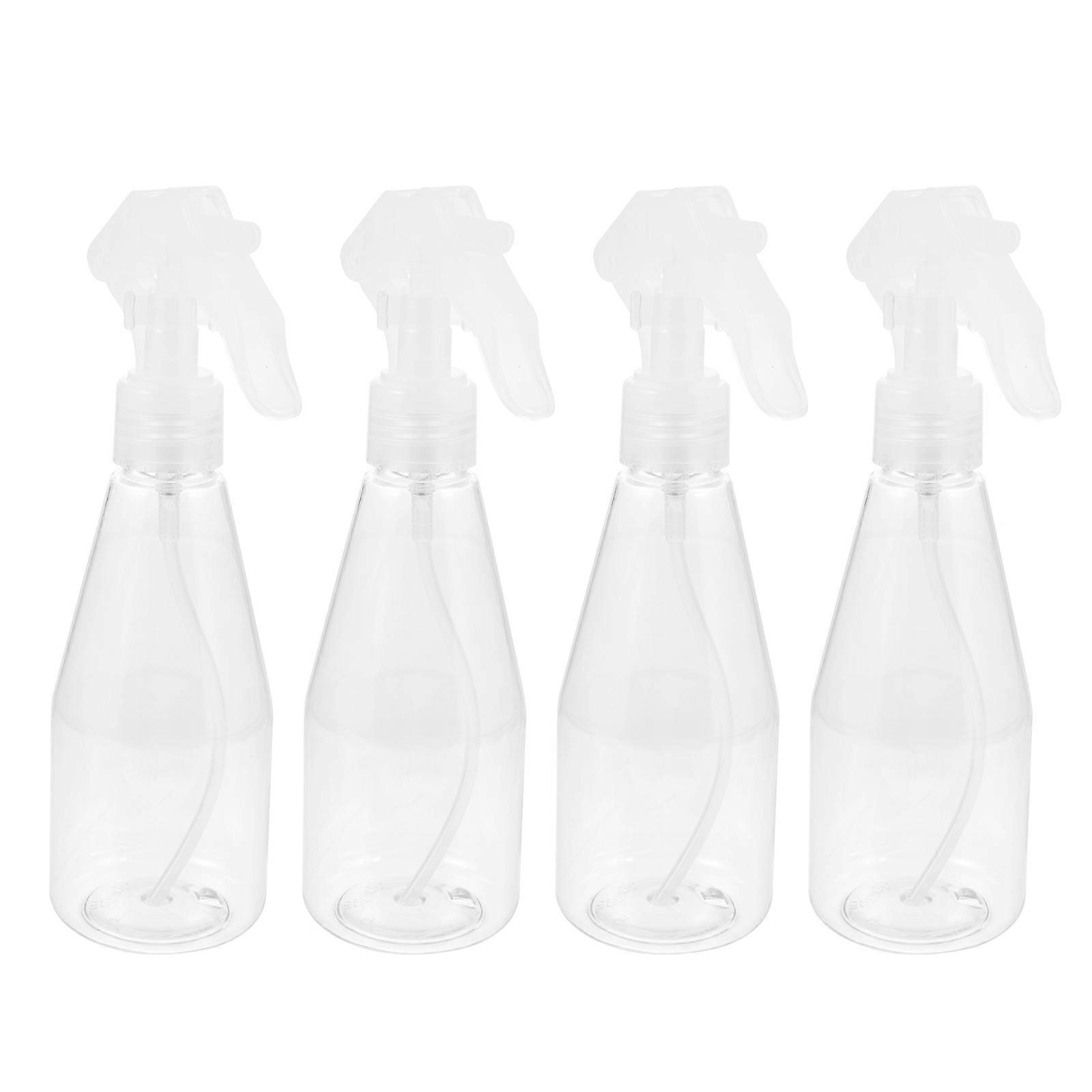 Plastic Spray Bottle for Storage Safe Durable One Hand Operation 4 Pieces 100ml