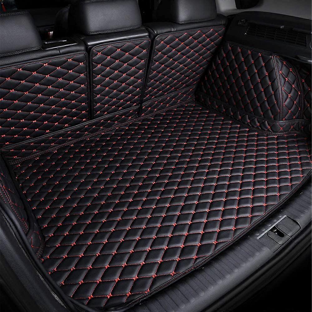 Full Coverage Car Boot Mat for Honda CRV Hybrid 2019, AntiSlip Black Red