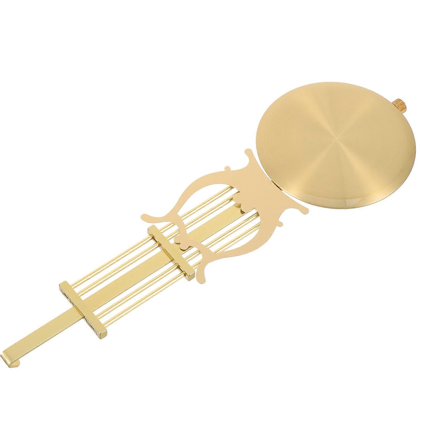 Gold Metal Clock Pendulum Replacement for Wall Clocks – DIY Quartz Mechanism Accessory for Office, Bedroom, and Living Room Use