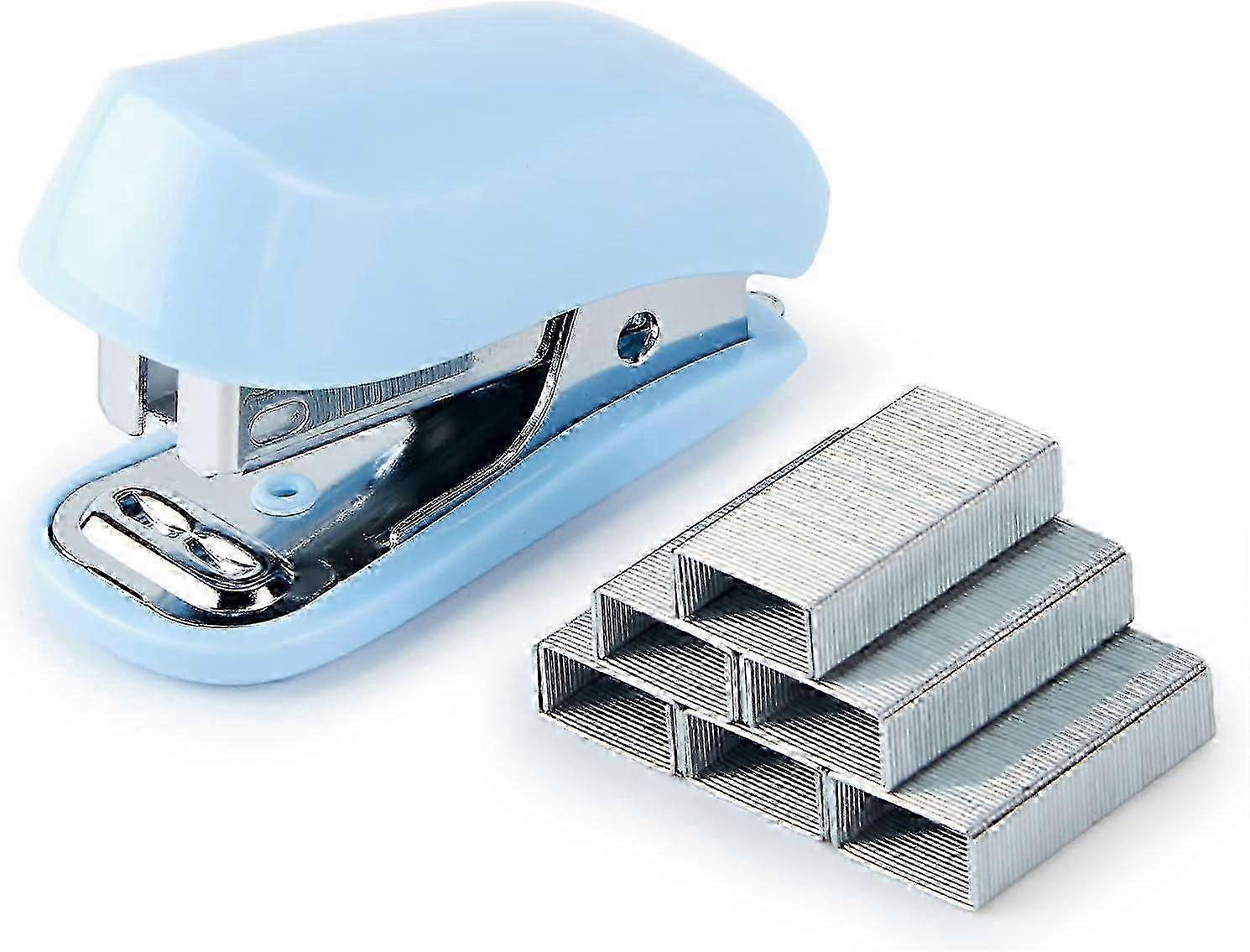 Blue Heavy Duty Stapler Set with Staples & Remover for 20-50 Sheets, Office Desk Stapling Solution
