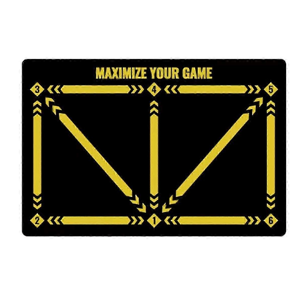 Football Footstep Training Anti-Slip Floor Mat Ball Control Footstep Carpet Indoor Sound Insulation Fitness Mat C