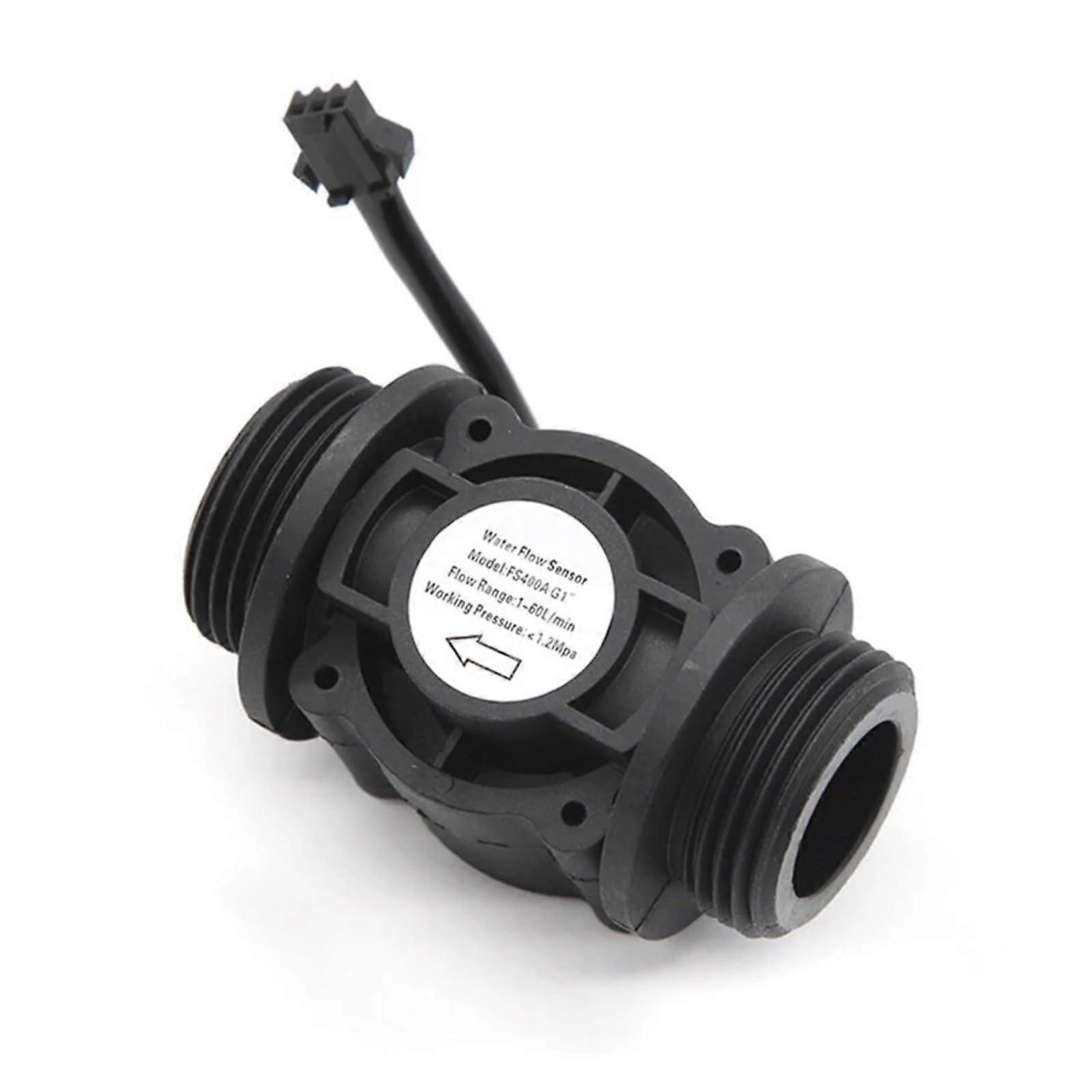 Liquid Flow Meter for Water and Industrial Applications, 1-2 Inch Pipe Diameter Flow Sensor, Durable Agricultural Flow Meter