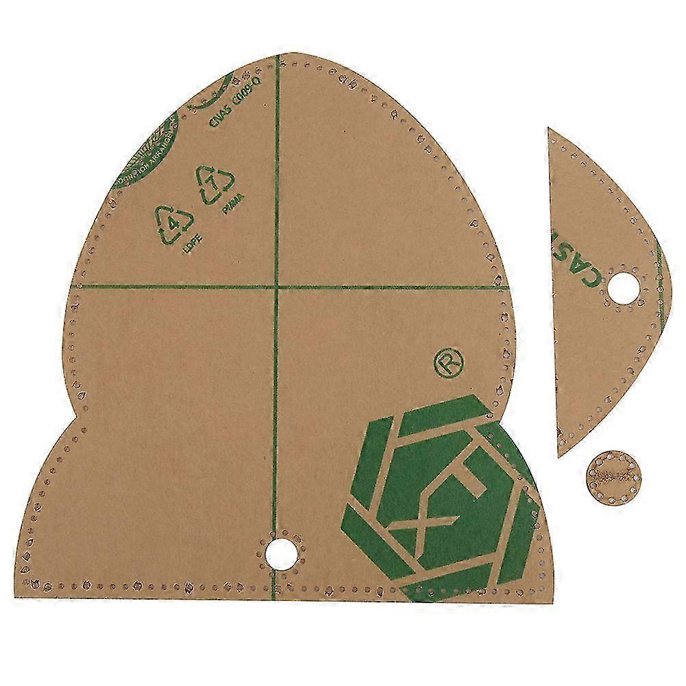 Ensemble de modèles en cuir faits à la main, étui à souris en acrylique transparent, outil de bricolage