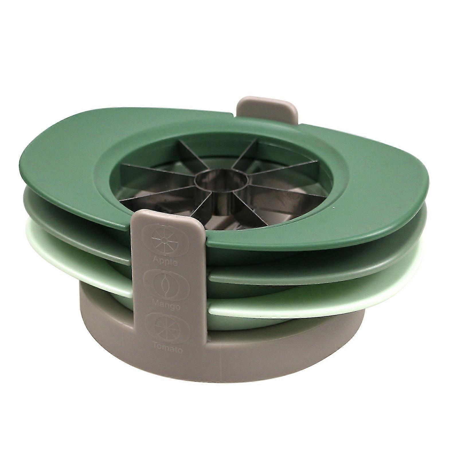 3 in 1 Fruit Slicers with Corer Divider Multifunction Stainless Steel Fruit Cutter for Party