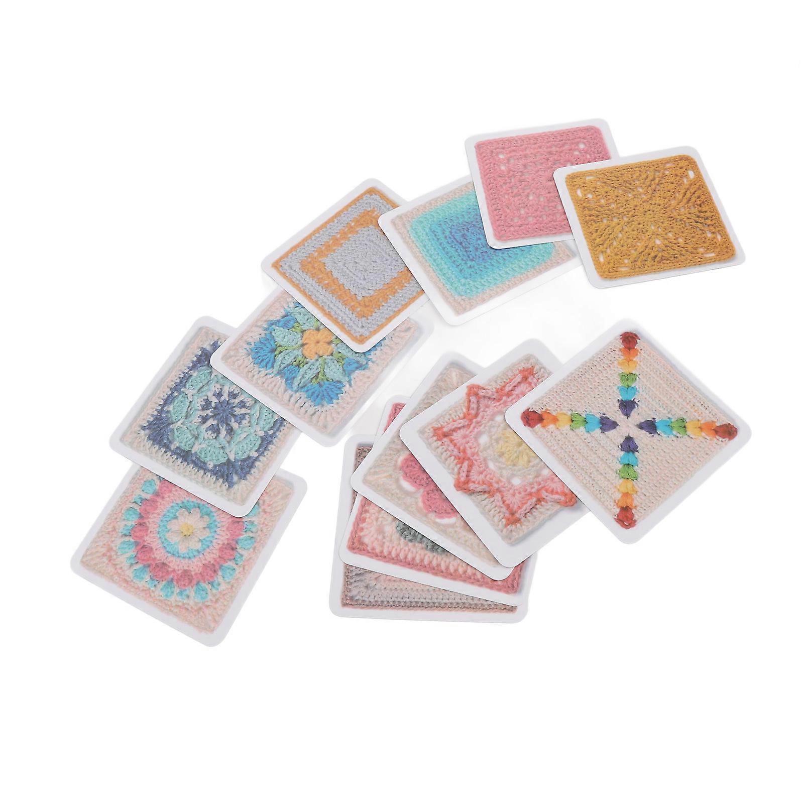 Granny Square Card Deck Paper Set Portable Beginner Friendly Gift