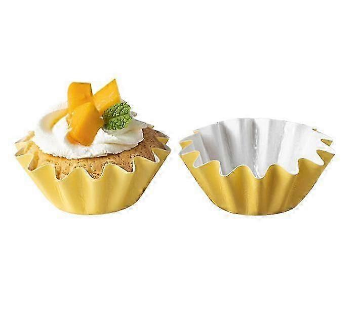 Baking cake oil paper tray hard paper cup packaging 50 pcs
