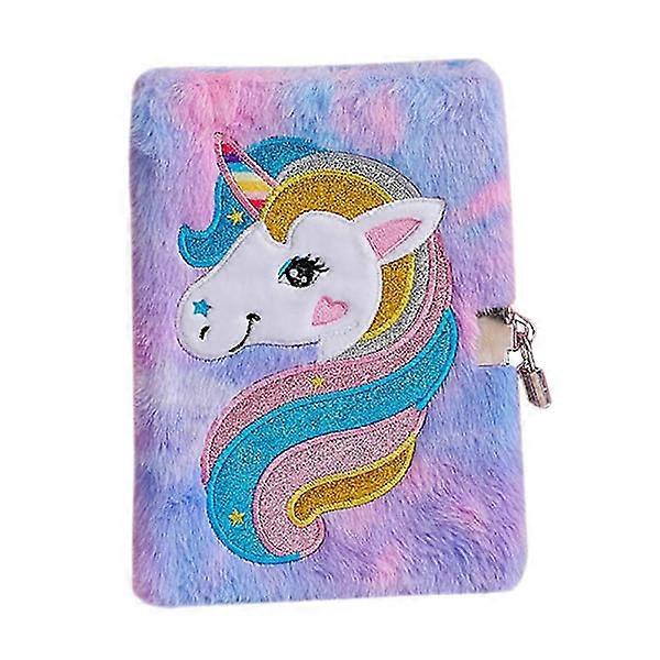 Kids Notebook Plush Secret Diary Journal Notebook Lock Girls Diary Notebook Kids Diary Notebook Lockable Diary Notebook