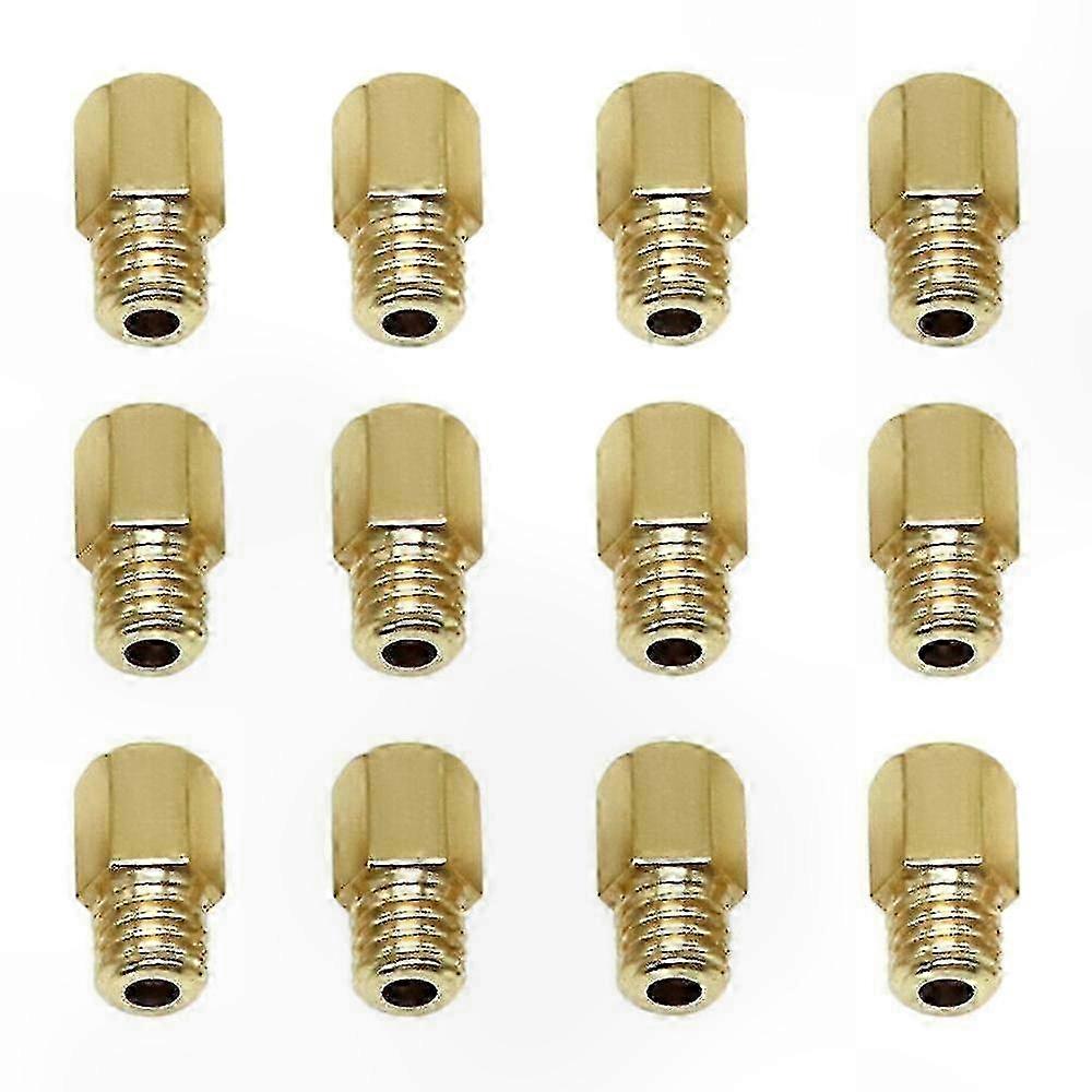 12-Piece Carburetor Main Nozzle Kit for VM TM 90-200 Motorcycle Jet Gauge Components