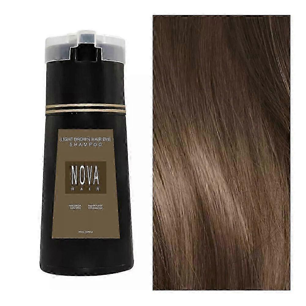 2024 Nova Haarfärbemittel Shampoo, Nova Haar Instant Dye Shampoo, Haarfarbe Shampoo für Haare