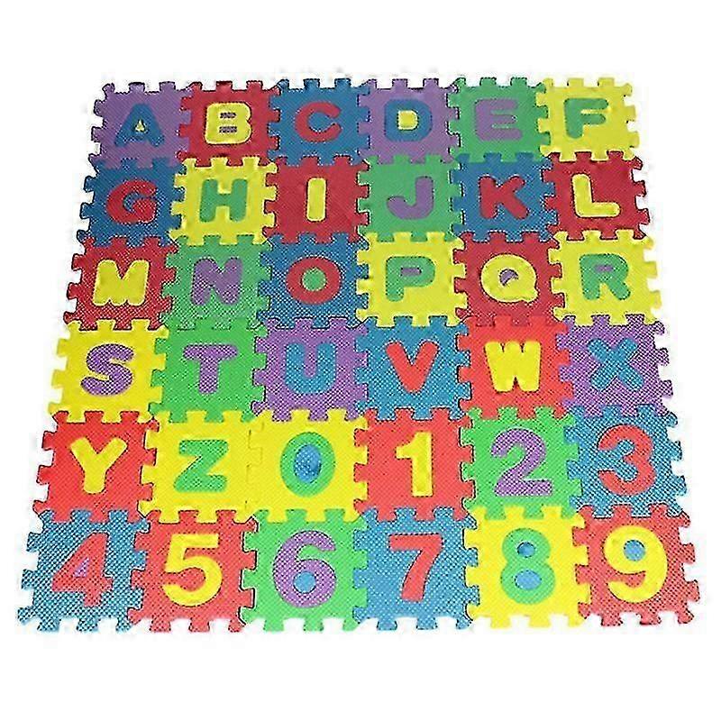Interactive 72PCS Foam Alphabet Mat 3D Puzzle Play for Toddlers' E...