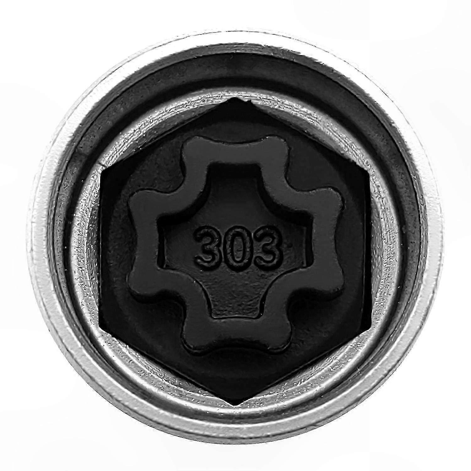 Anti-Theft Wheel Nut Key for 303 Socket Wrench Security Replacement Tool
