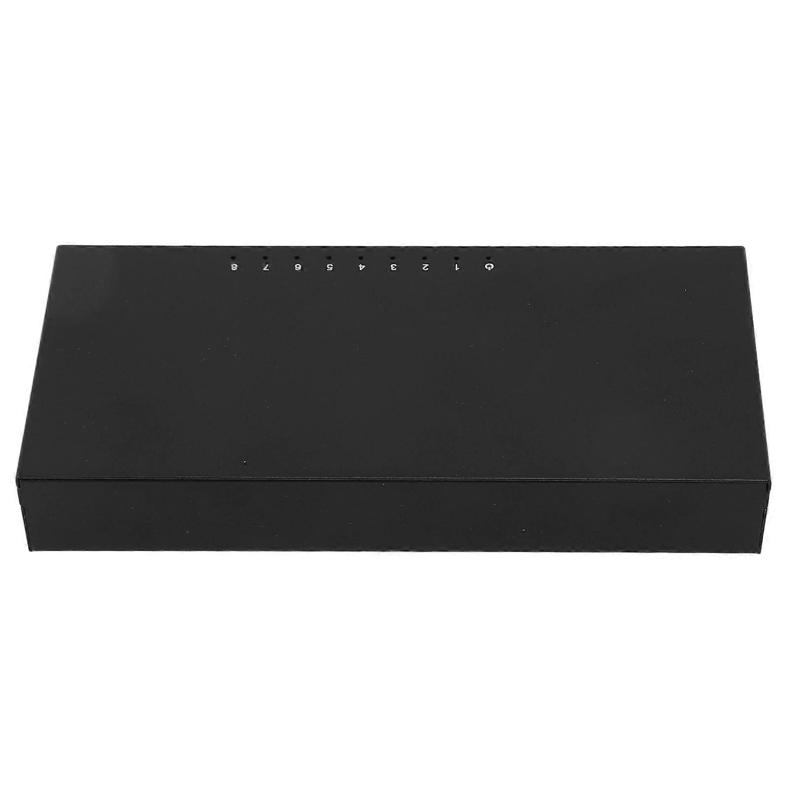 8 Port 10/100Mbps Ethernet Switch with VLAN & AI Detection US Plug