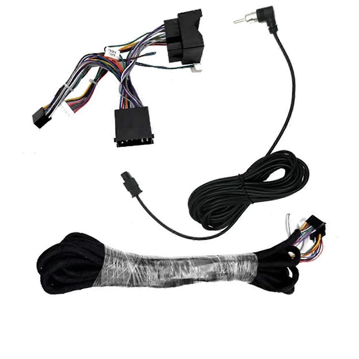Universal 6M Long Radio & Power Extension Wiring Harness for 3er 5er X5 M3 M5 E46 E38 E39 E53 Car Stereos Units
