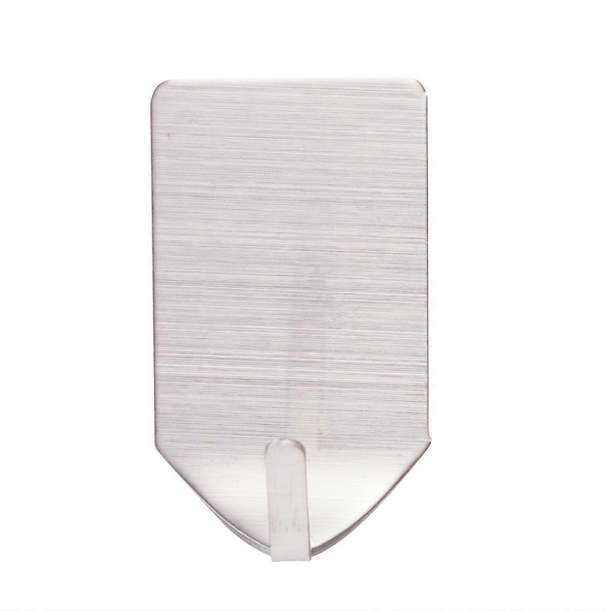 Stainless Steel Hook Self Adhesive Wall Hooks for Hanging Use 8Pcs