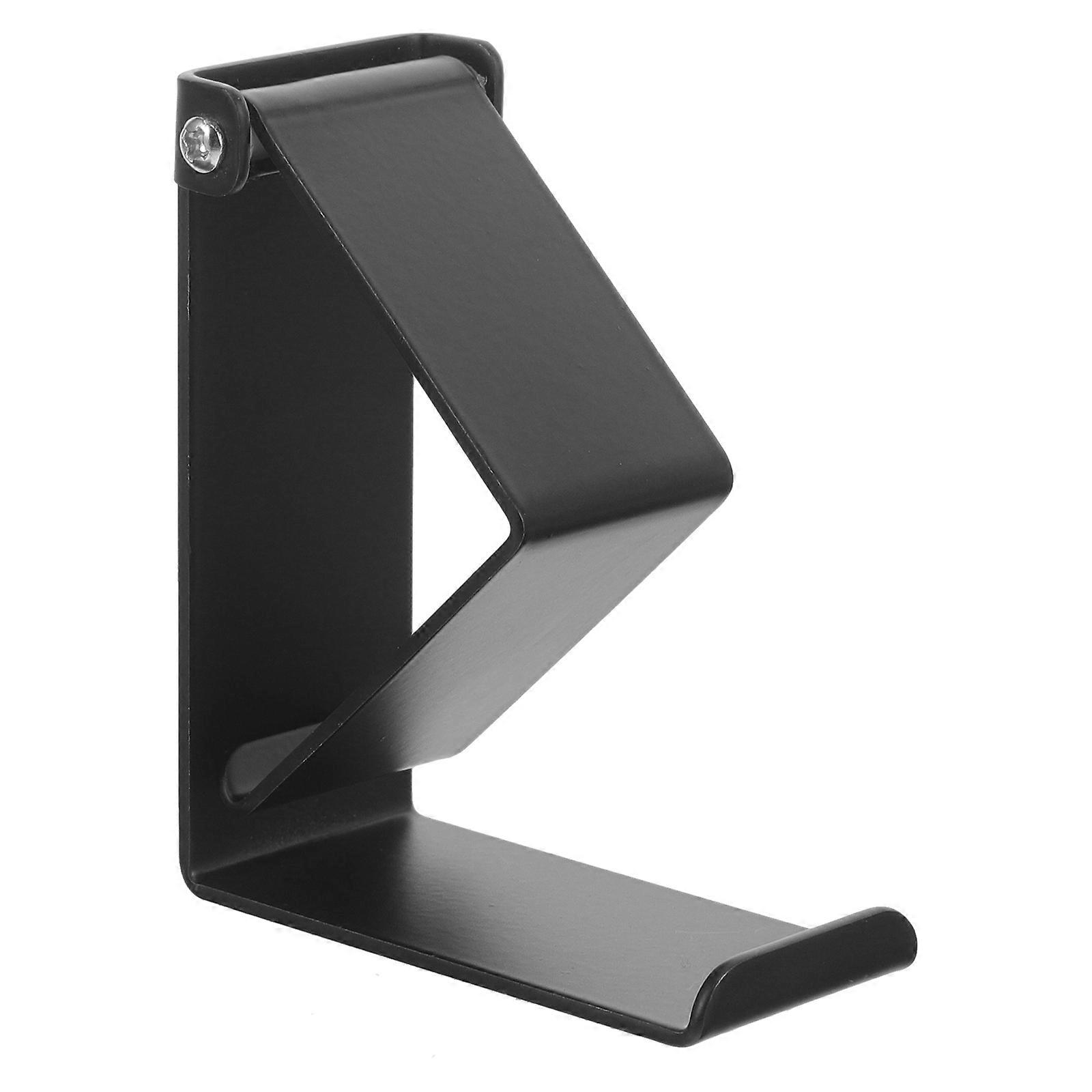 Stainless Steel Punch Free Hooks for Daily Use with Smooth Surface Black Color 2.5 Inch