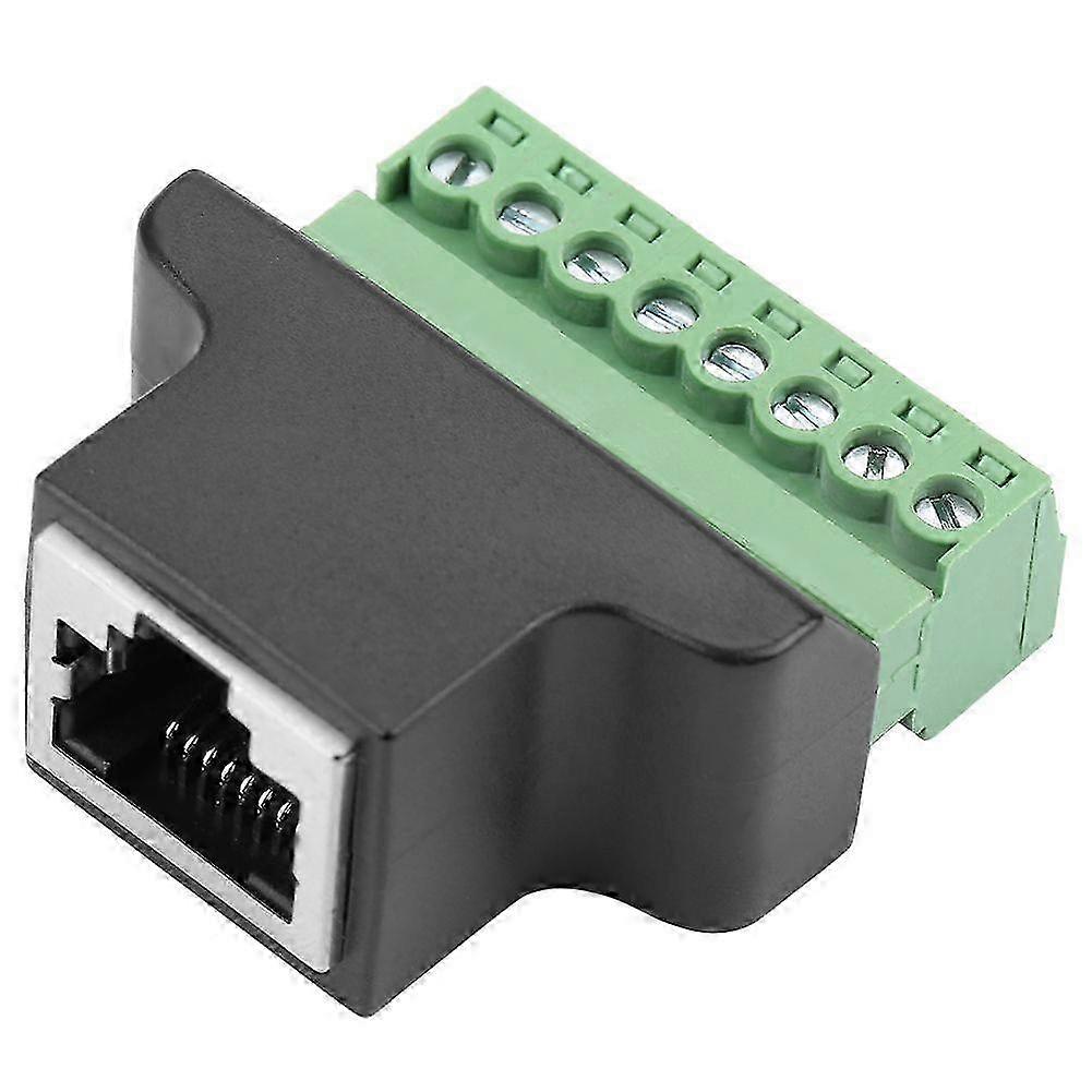 High quality RJ45 Shielded Jack Connector 8 Pin CCTV Digital DVR Adapter