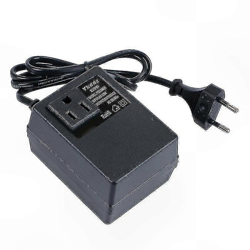 200W Voltage Transformer 220V to 110V or 110V to 220V with US/EU Plug Adapter Converter