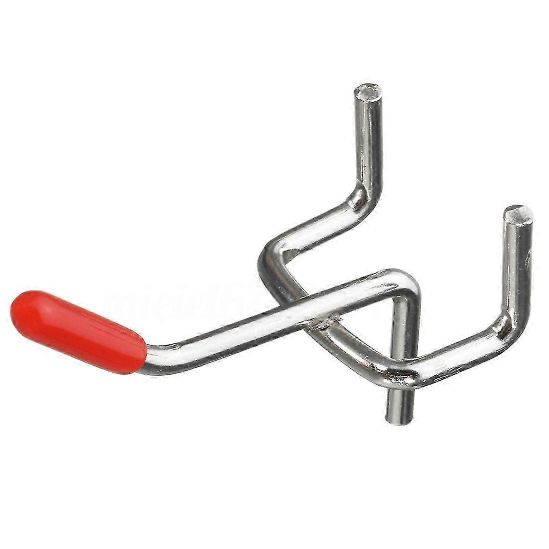 Single Hooks for Retail Display - 25x 50mm Board Slat Wall Pegs, Fits 25mm Shop Display Systems