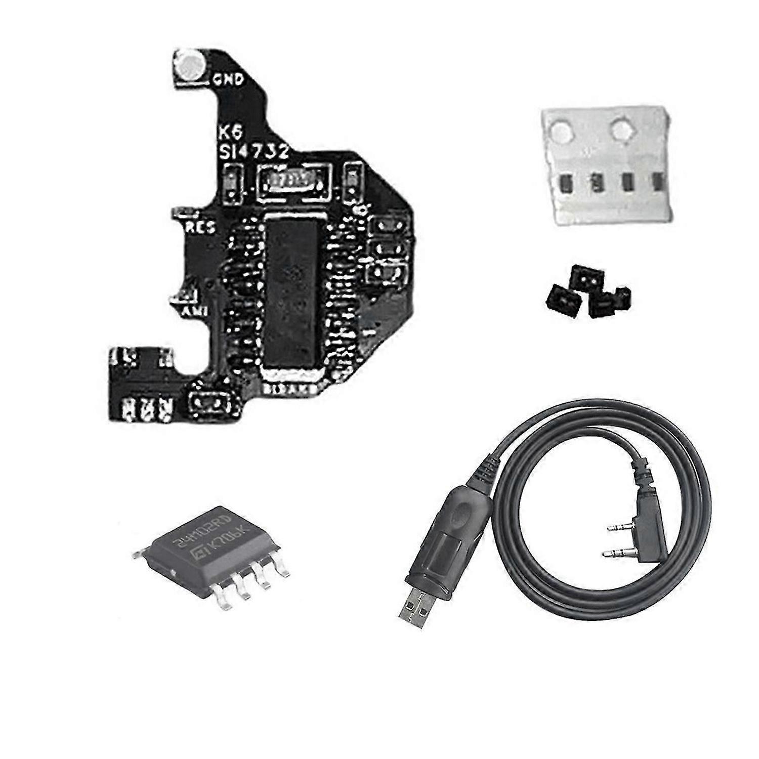 Shortwave Radio Module+2M Chip+USB Programming Cable for