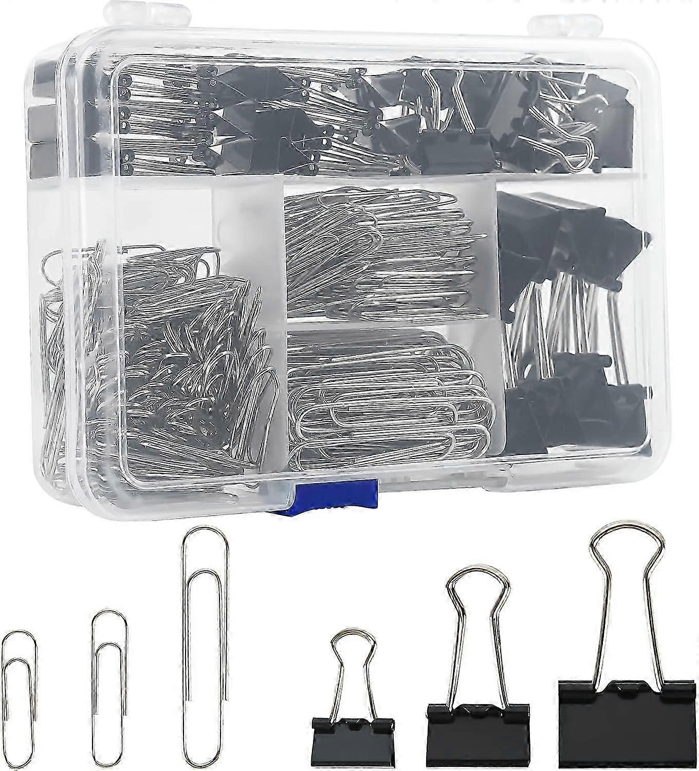 340 Pcs Binder Clips for Office Assorted Sizes 2025