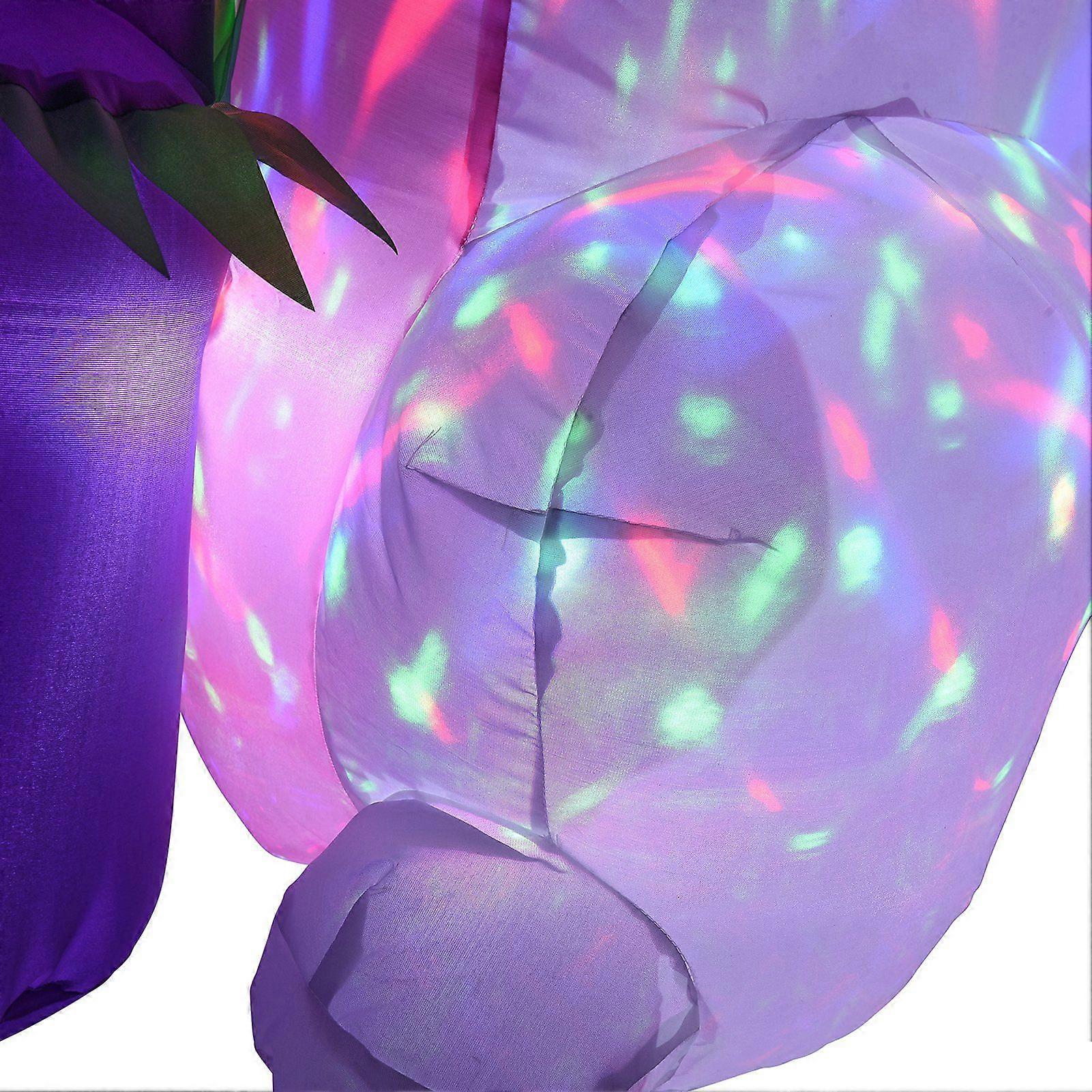 Pâques gonflable lapin LED lumières lumineux vacances lieu de décoration