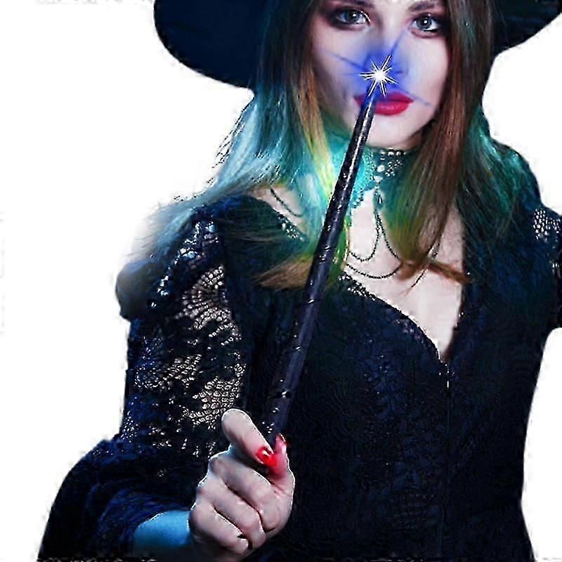 Light Up Wizard Wand Witch And Props Magic Flash Stick With Sound For Boys Girls Birthday Party Costume Accessories