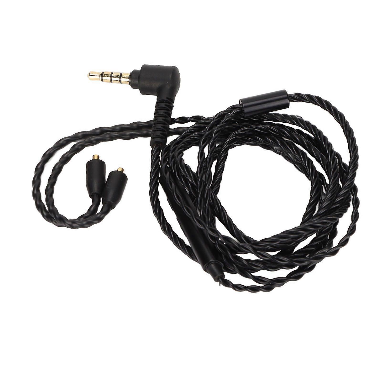 Headphone Upgrade Cable OFC Core MMCX Replacement Earphone Cable with Mic Volume Control for SE846 SE535