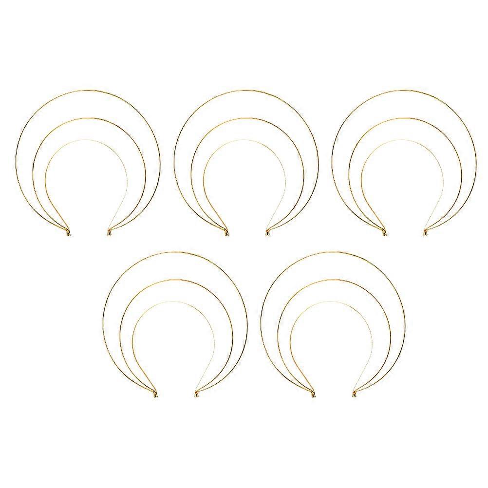 Goddess Crown Headband Metal Three-Layer Crown for 25Pcs Wedding Party