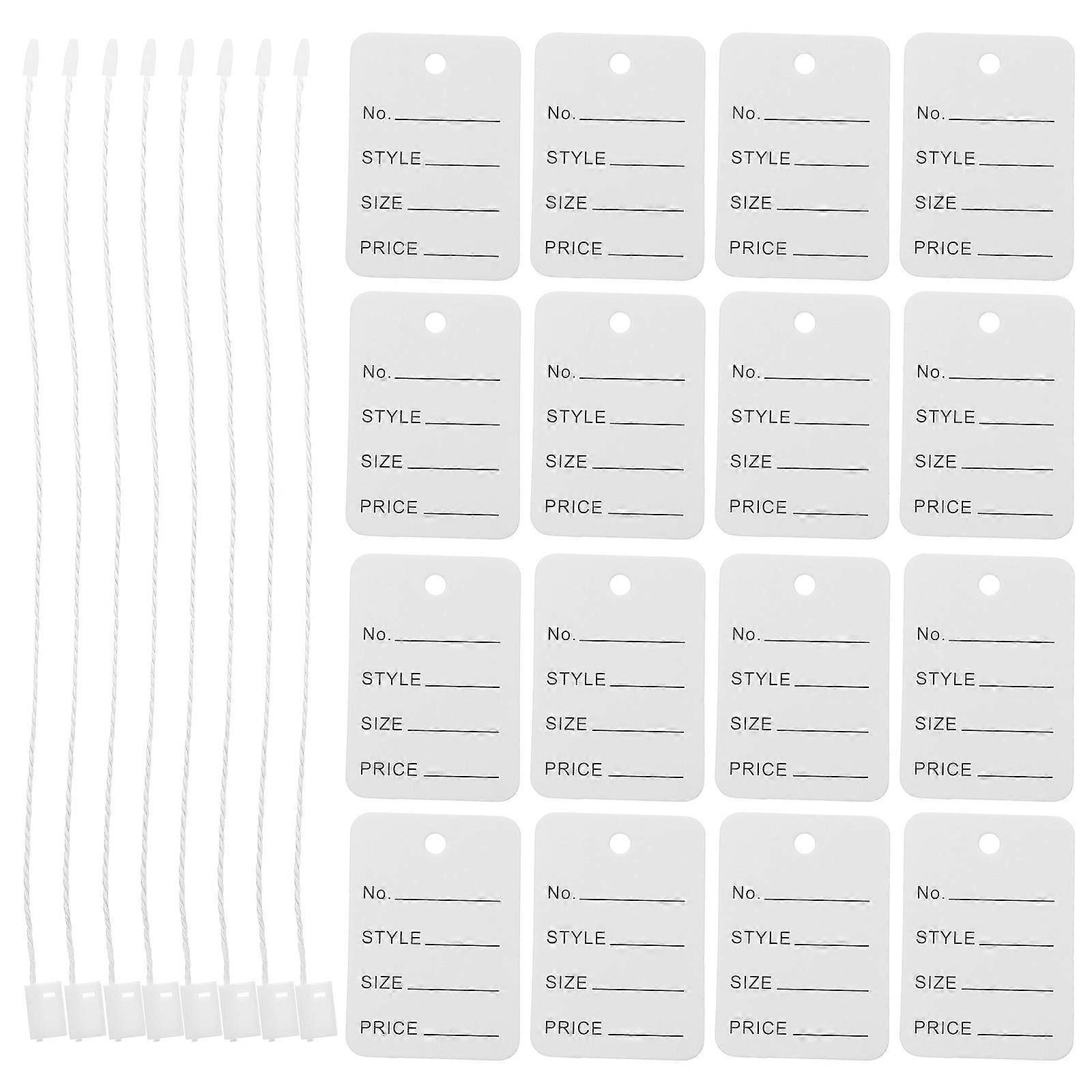 Secure Auto Locking Hang Tags for Jewelry and Clothing Tagging Process 2000Pcs